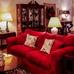 living room red