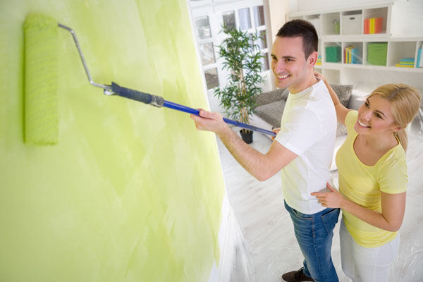 Interior Painting: Paint Fast, Paint Best… Over a Wallpaper