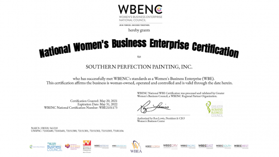 Women’s Business Enterprise National Council To Be Awarded To SPPI Women’s Business Enterprise National Council To Be Awarded To SPPI