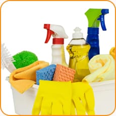 Cleaning supplies to remove all molds, milder and algae.